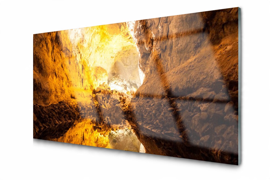 

Panel szklany Płytka Abstrakcja 140x70 + Klej