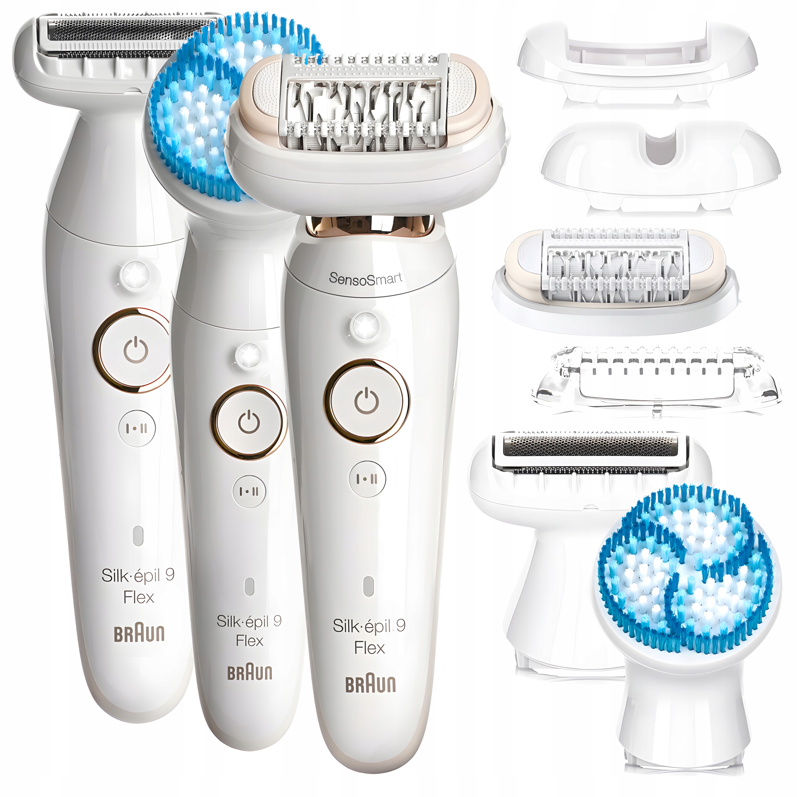 Depilator Braun Silk-epil 9 Flex 360° 3D Wet&Dry SensoSmart Golarka Spa