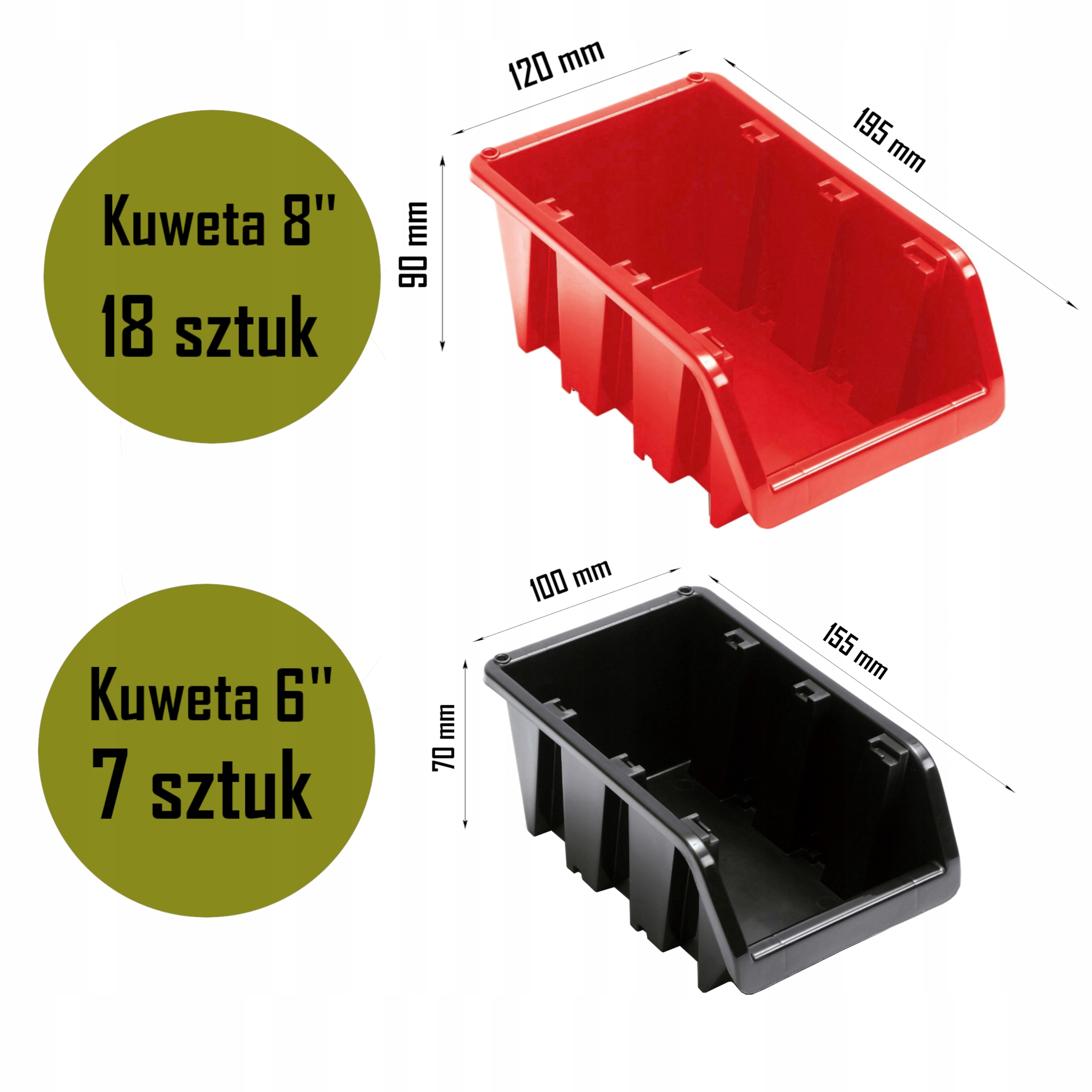 Tablica narzędziowa warsztatowa 115x78cm 25 kuwet Marka inna