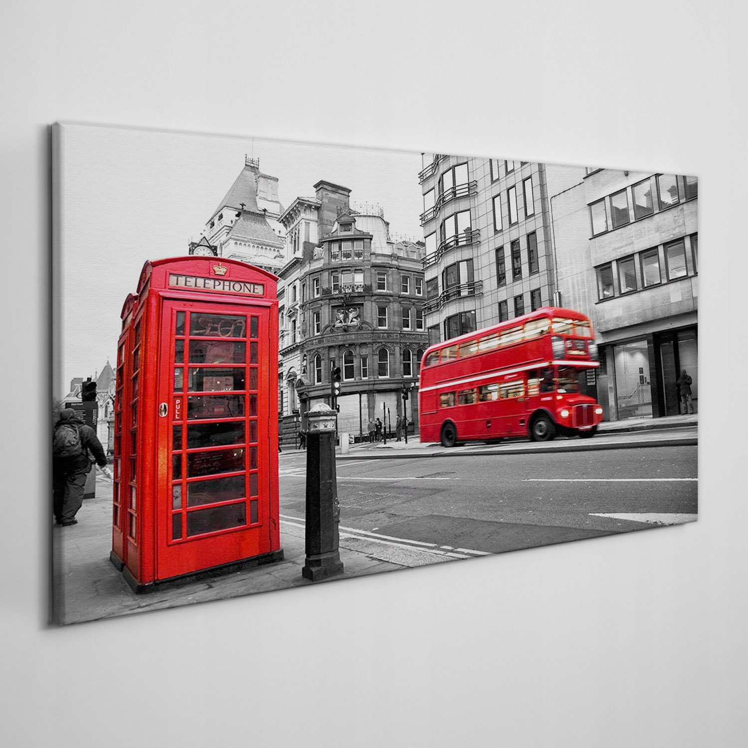 

Obraz na płótnie Miasto londyn autobus 120x60 cm