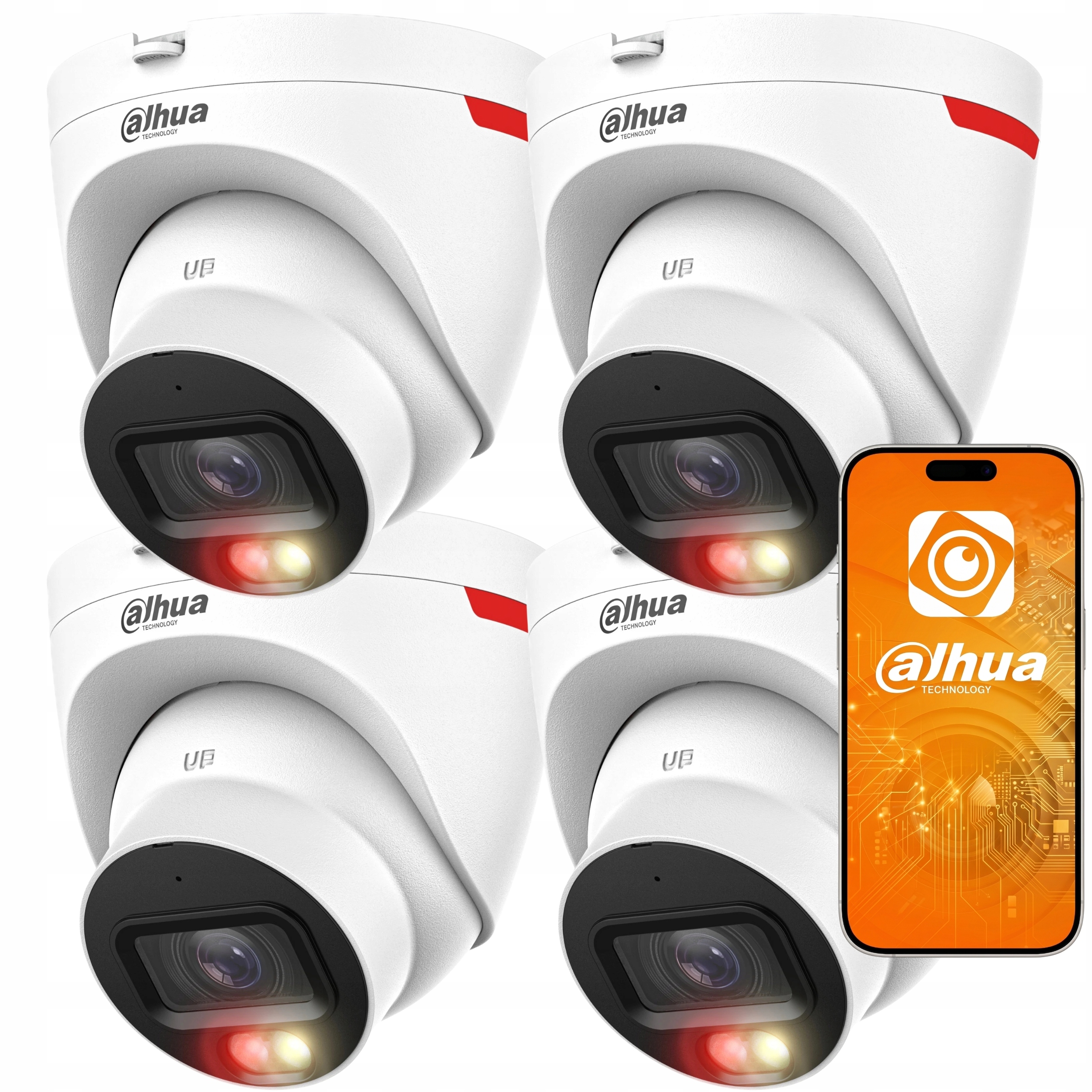 Kamera 4X IPC-HDW2849T-S-LED-0280B-PRO 8MPX Detekcja Roi Blc IP67 Dahua