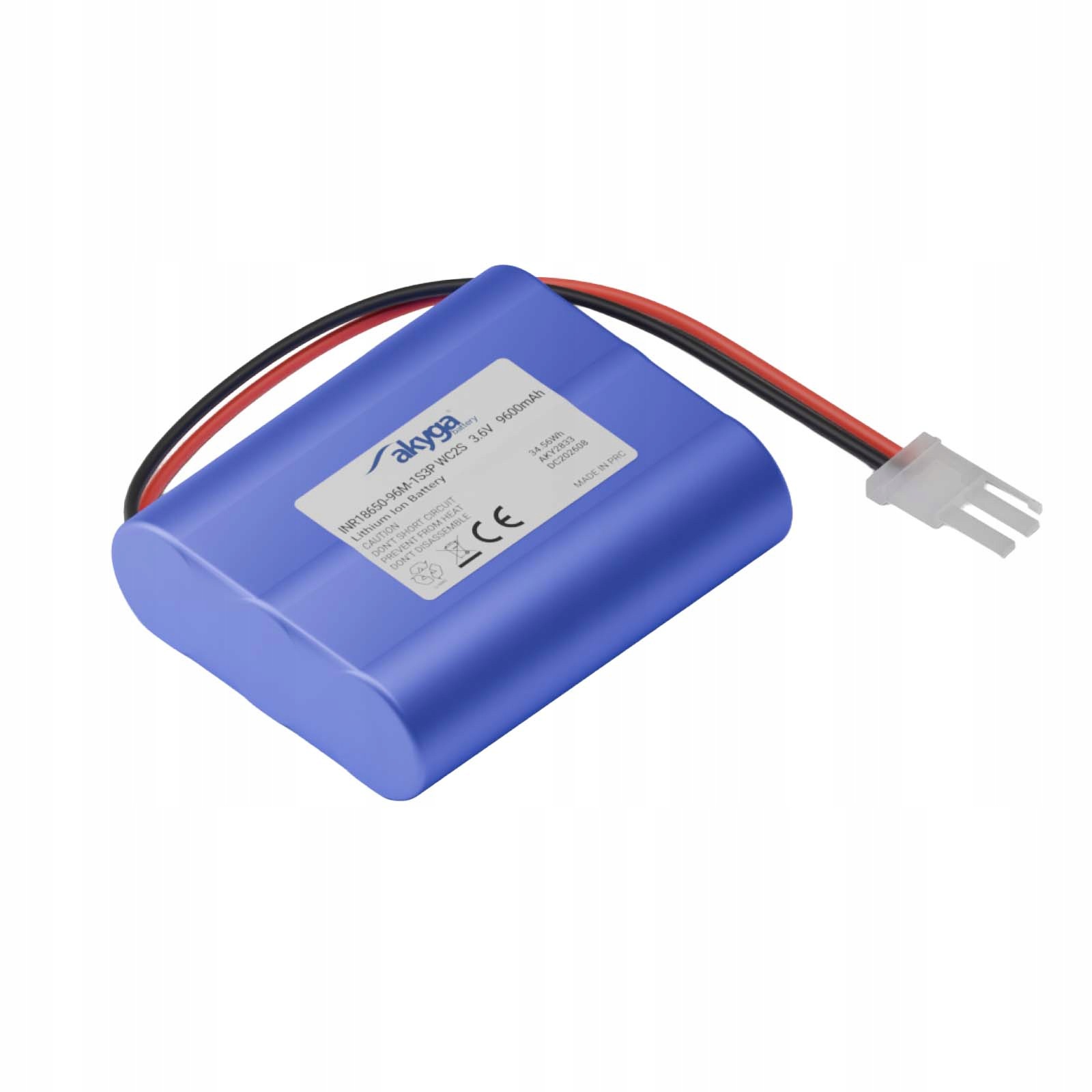 Pakiet akumulatorów Li-Ion INR18650 1S3P Akyga AKY2833 3.6V 9600mAh Pcm