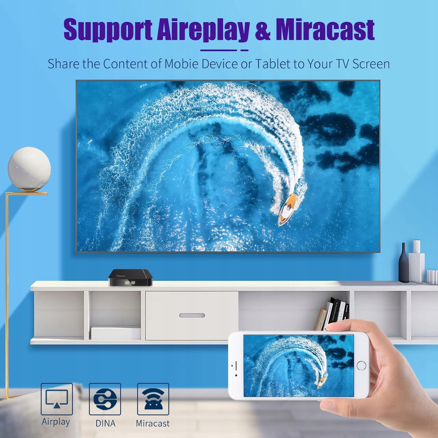 Tanix W2 Smart TV Box Android 11 4K BT5 AV1 S905W2 Kod producenta HMEU2024-