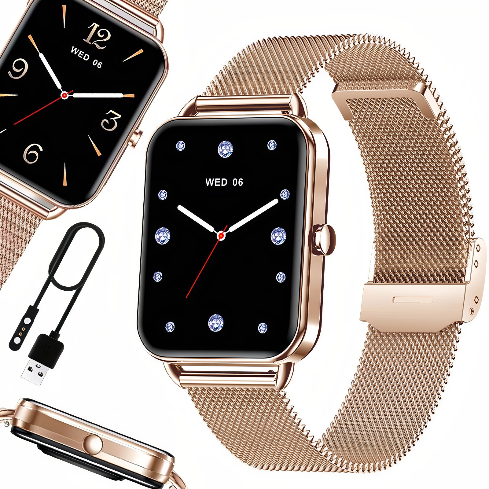 Chytré Hodinky Dámské Hodinky Polské Menu Pl Hovory Upozornění Pro Ženy