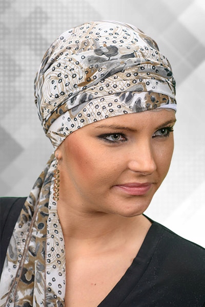CHUSTA BASIA SZYFON Turbany LIDIA 1/26