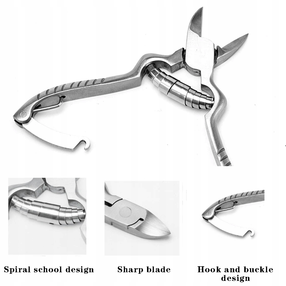 Professional Thick Hard Toe Nail Clippers Paronychia Nippers Foot Care Nail Marka inna marka