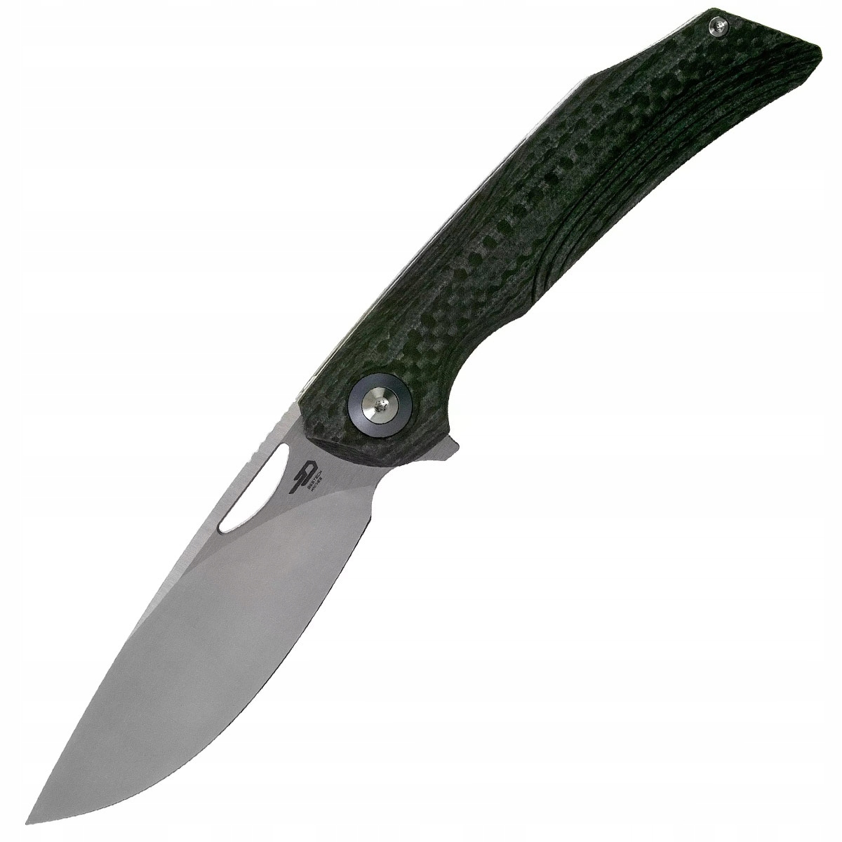 Nóż składany Bestech Knives Falko Grey z klipsem