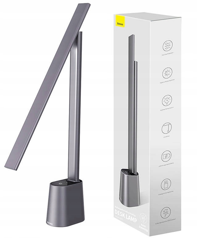 Baseus Bezdrátové Lampka noční Na Kancelář Nastavitelný Led Senzor 3 Barvy