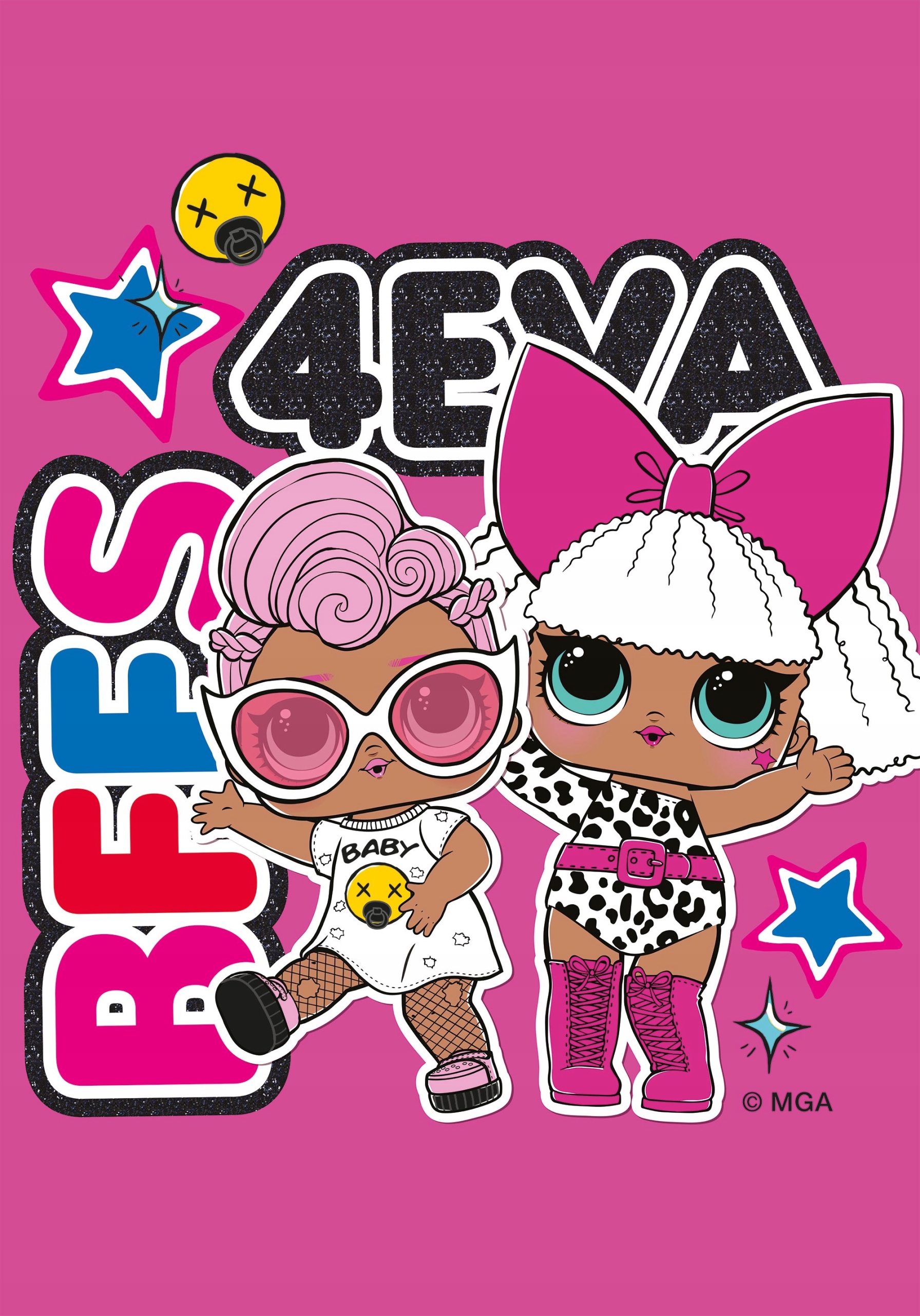 KOC DZIECIĘCY Z POLARU 100 X 150 L.O.L. SURPRISE