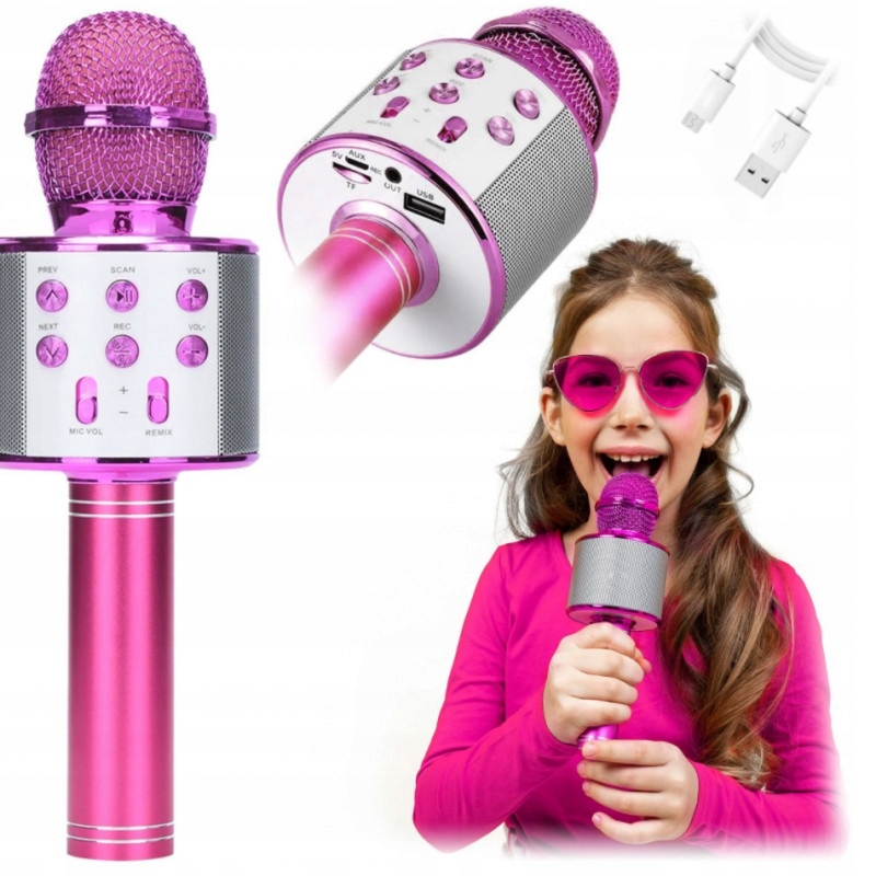 

Mikrofon Bezprzewodowy Karaoke Głośnik Bluetooth