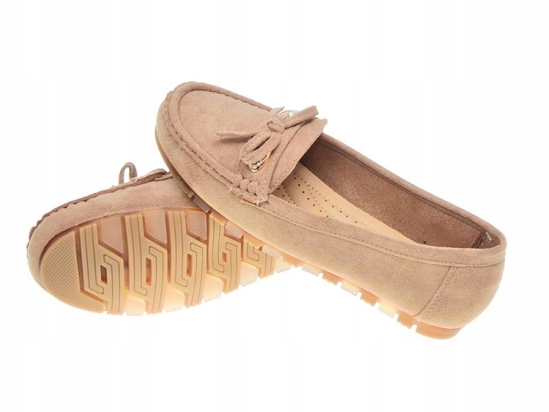 DAMSKIE ZAMSZOWE MOKASYNY Khaki r.36 Kod producenta 9165