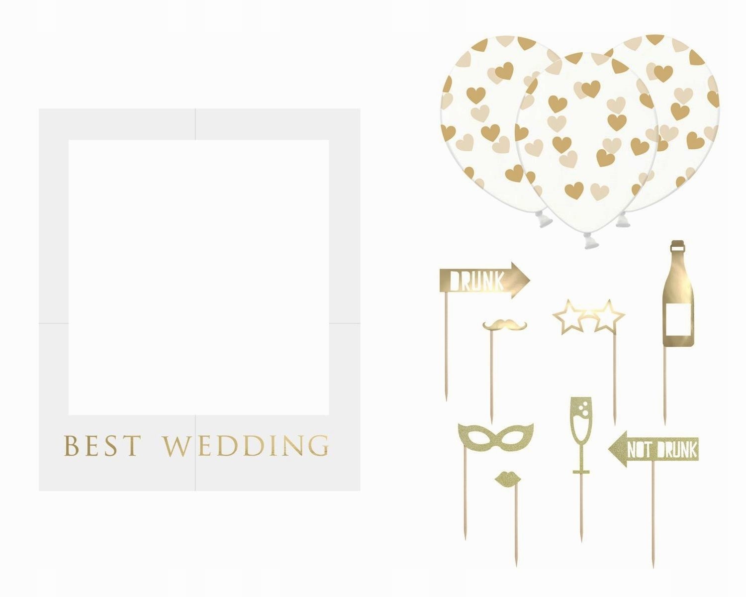 

Gadżety Do Fotobudki rekwizyty do zdjęć na wesele