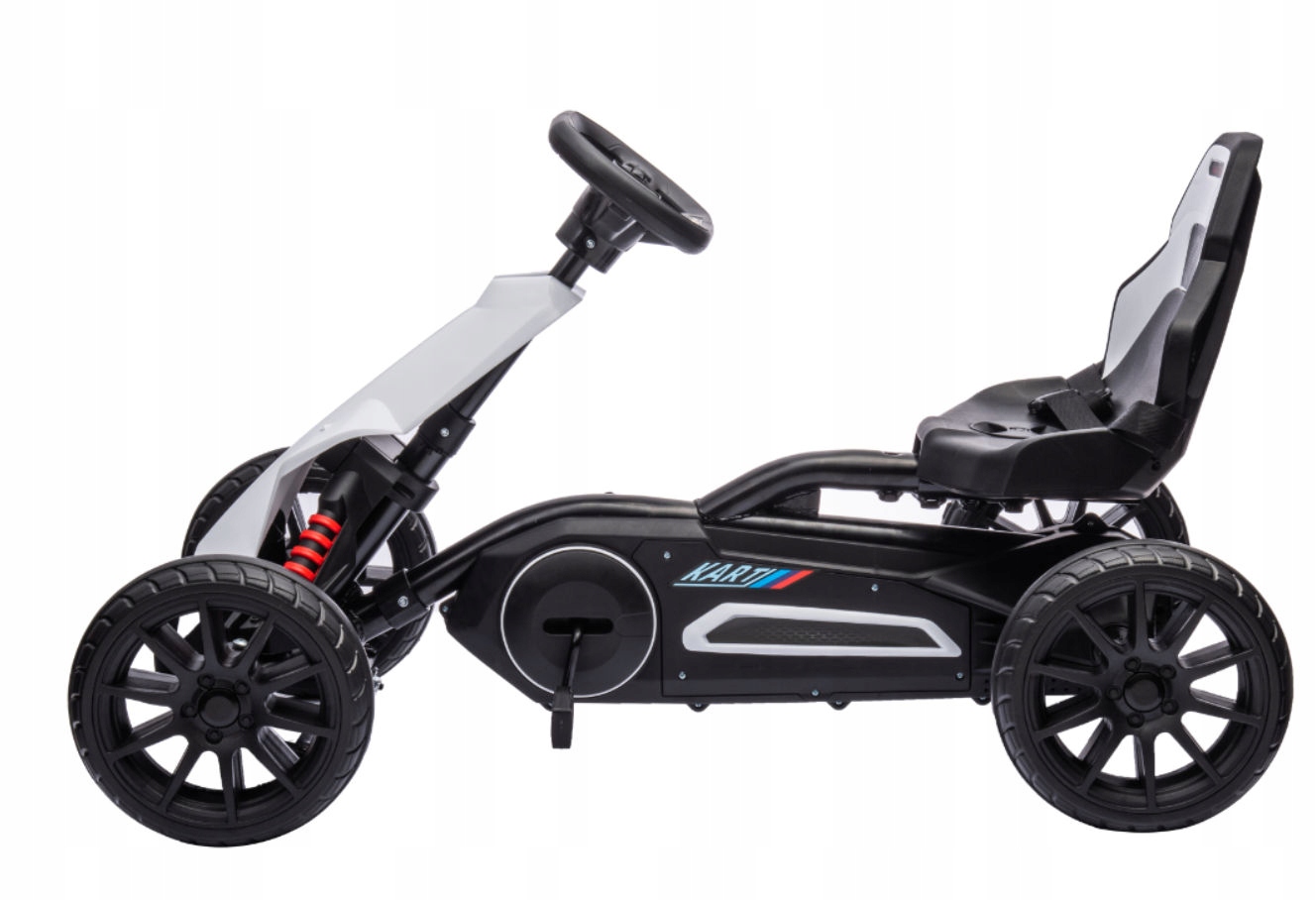 GOKART NA PEDAŁY DUŻY DLA DZIECI HAMULEC SPORTOWY PERFORMANCE BIAŁY Marka Inna marka