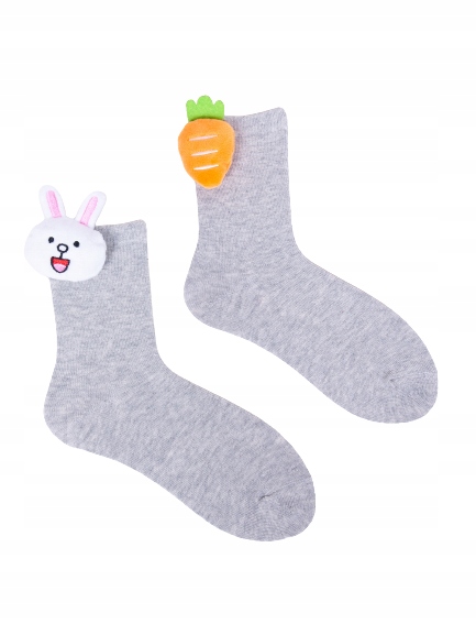 

wesołe Skarpety 3D Zając skarpetki Króliczek 31-34