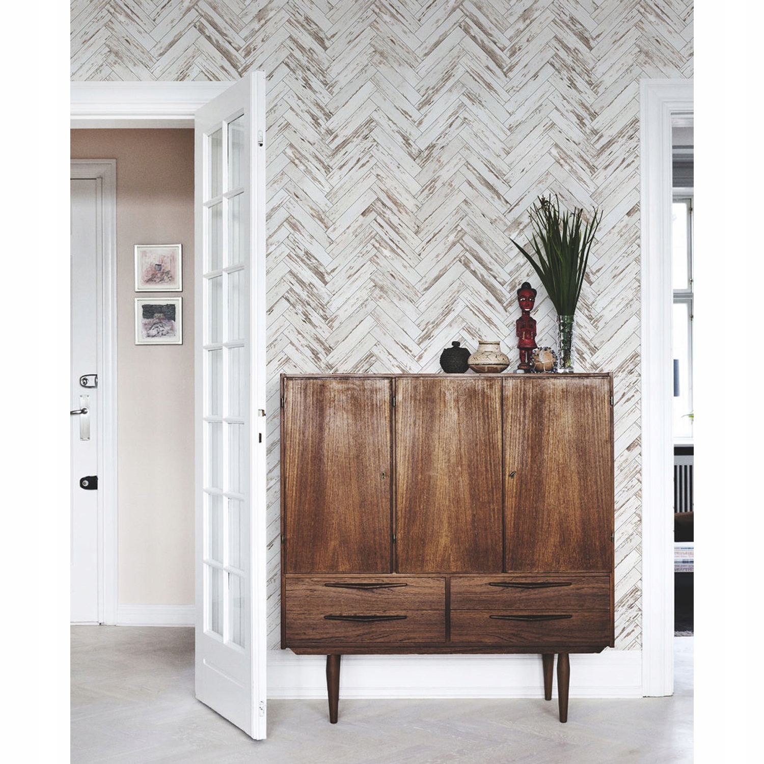 

Fototapeta samoprzylepna Wzór w jodełkę 250x250 cm