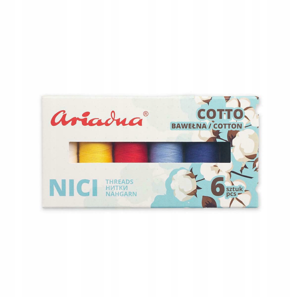 Zestaw Nici Cotto 80/170m Niebo
