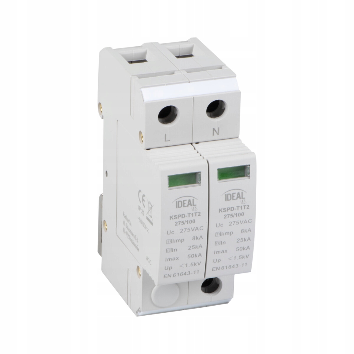 Omezovač přepětí 1PN KSPD-T1T2 275/100