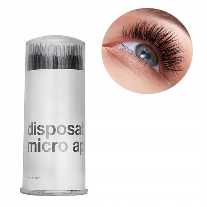 

Aplikatory Mikroszczoteczki 1.2mm do Rzęs (100szt)