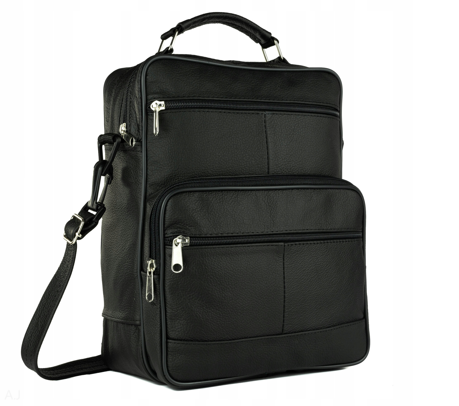 Torba męska skórzana listonoszka ze skóry naturalnej do pracy polski wyrób