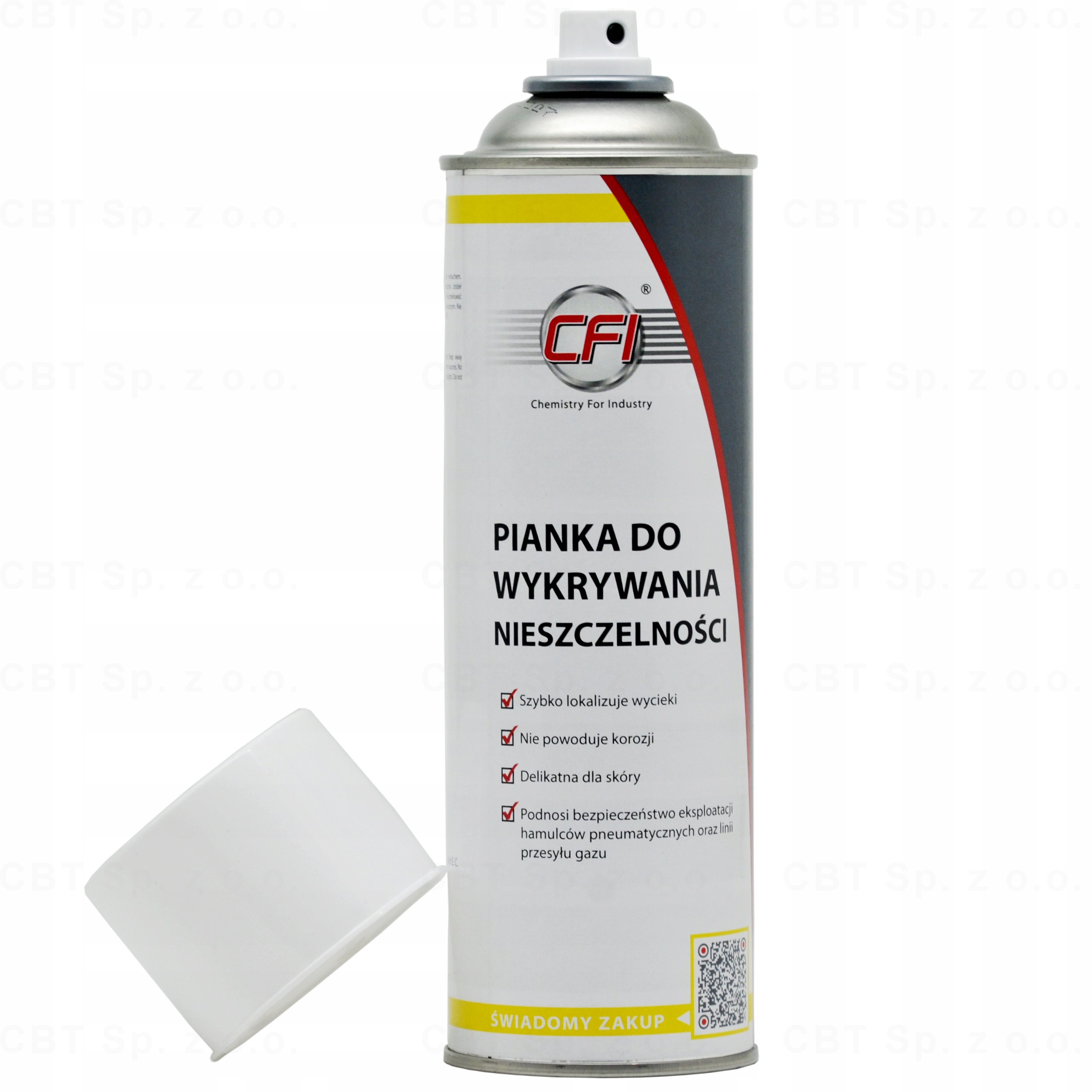 PIANKA DO WYKRYWANIA NIESZCZELNOŚCI CFI 400ml DO GAZU SPRĘŻONEGO POWIETRZA EAN (GTIN) 5903240849192