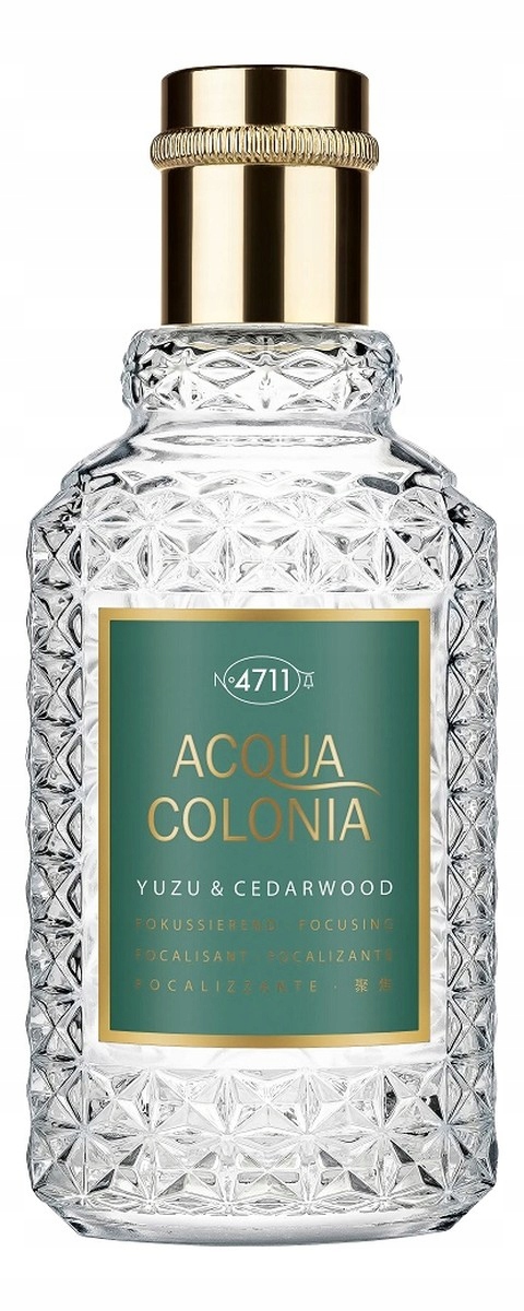 4711 Acqua Colonia Yuzu Cedarwood Kolínská voda sprej 50 ml