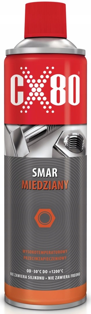 SMAR MIEDZIANY PRZECIWZAPIECZENIOWY AEROZOL 500ML CX-80