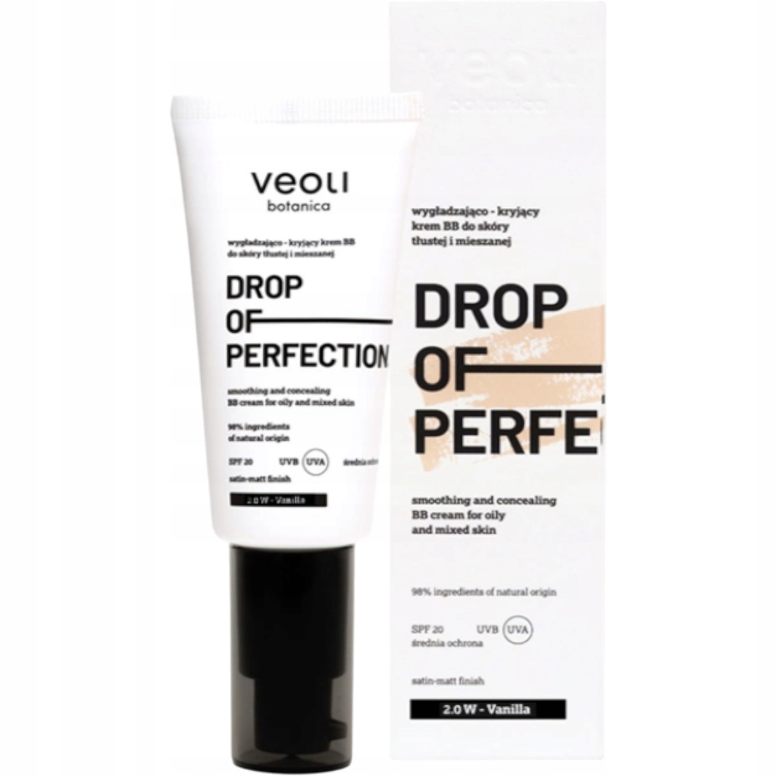 Veoli Botabica Drop Of Perfection Wygładzająco-kryjący krem Bb, 2.0...