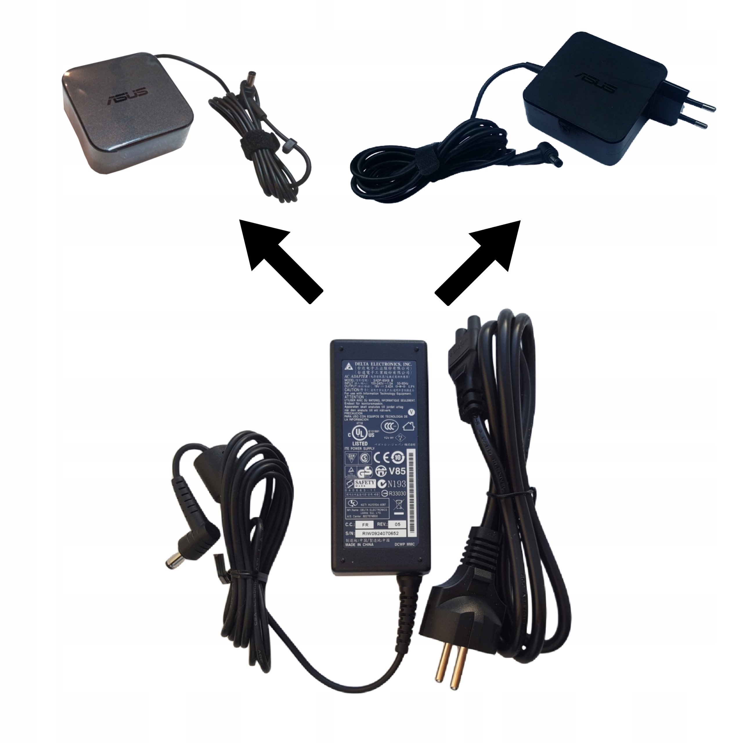 

ADP-65DW AD887020 PA-1650-93 EXA1203YH Asus 65W
