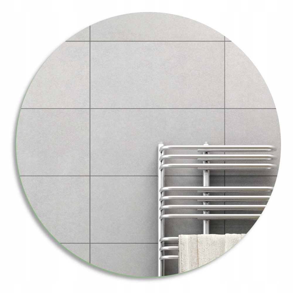 

Okrągłe Srebrne Lustro - Szlif + Poler - 60 cm