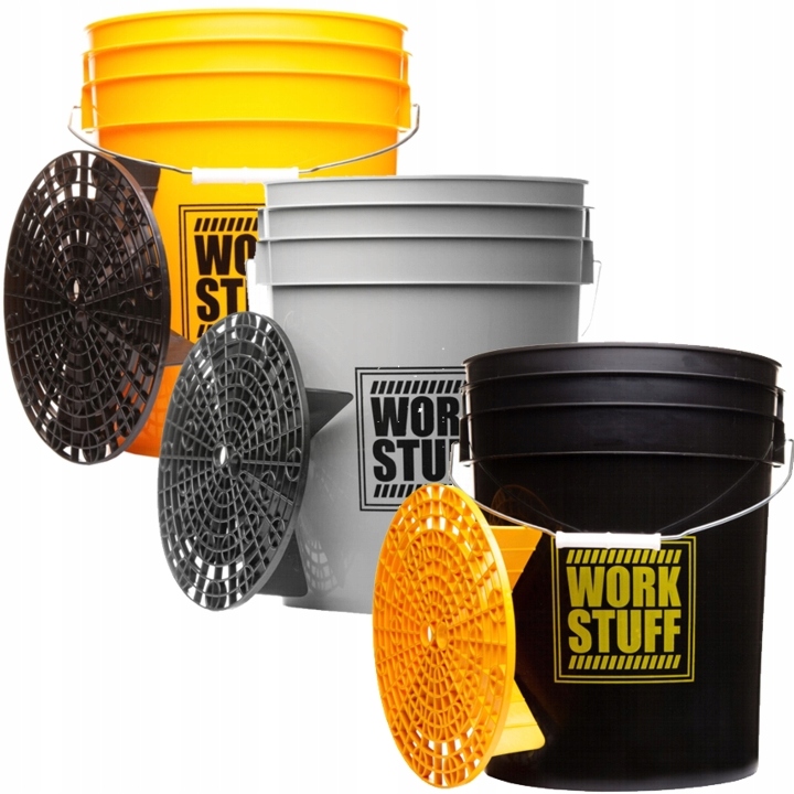WORK STUFF Bucket WASH RINSE WHEELS Wiadro sep x3