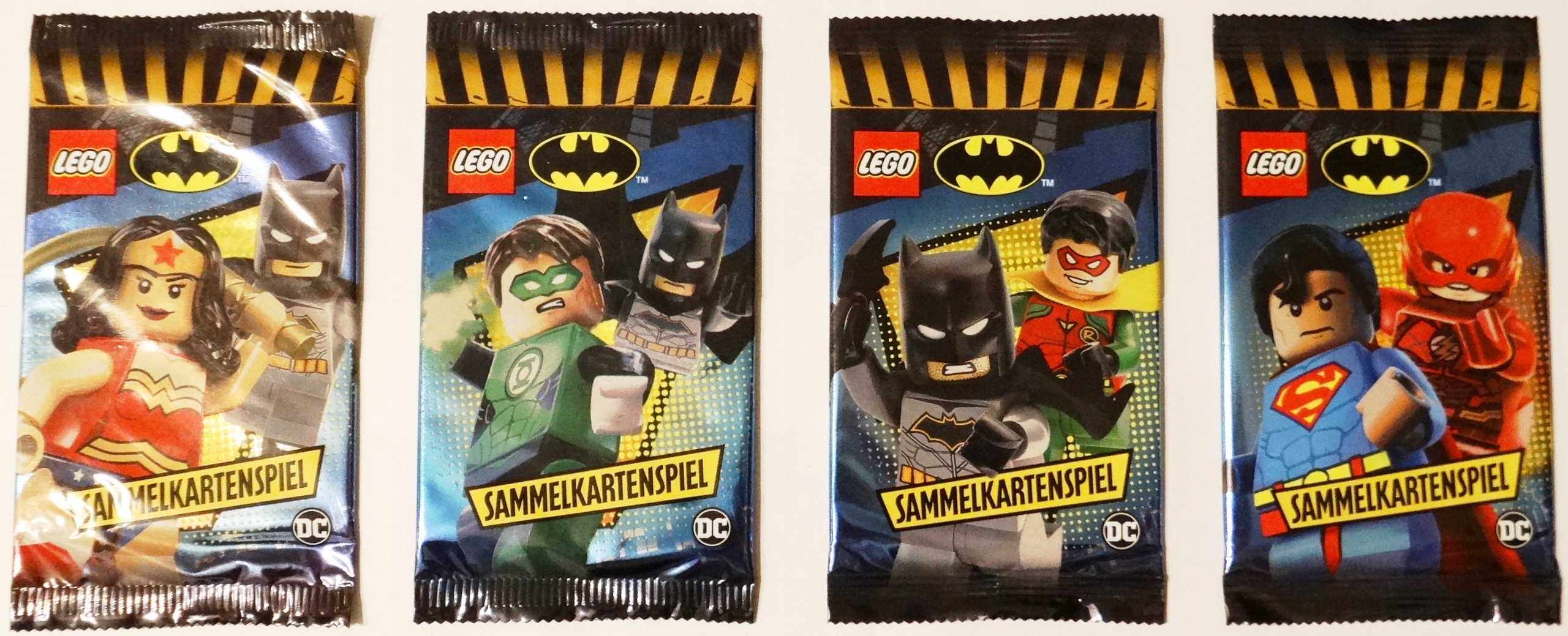 Lego Batman DC Karty 4X Saszetka Paczka Kart 20X Karta Trading Card Game