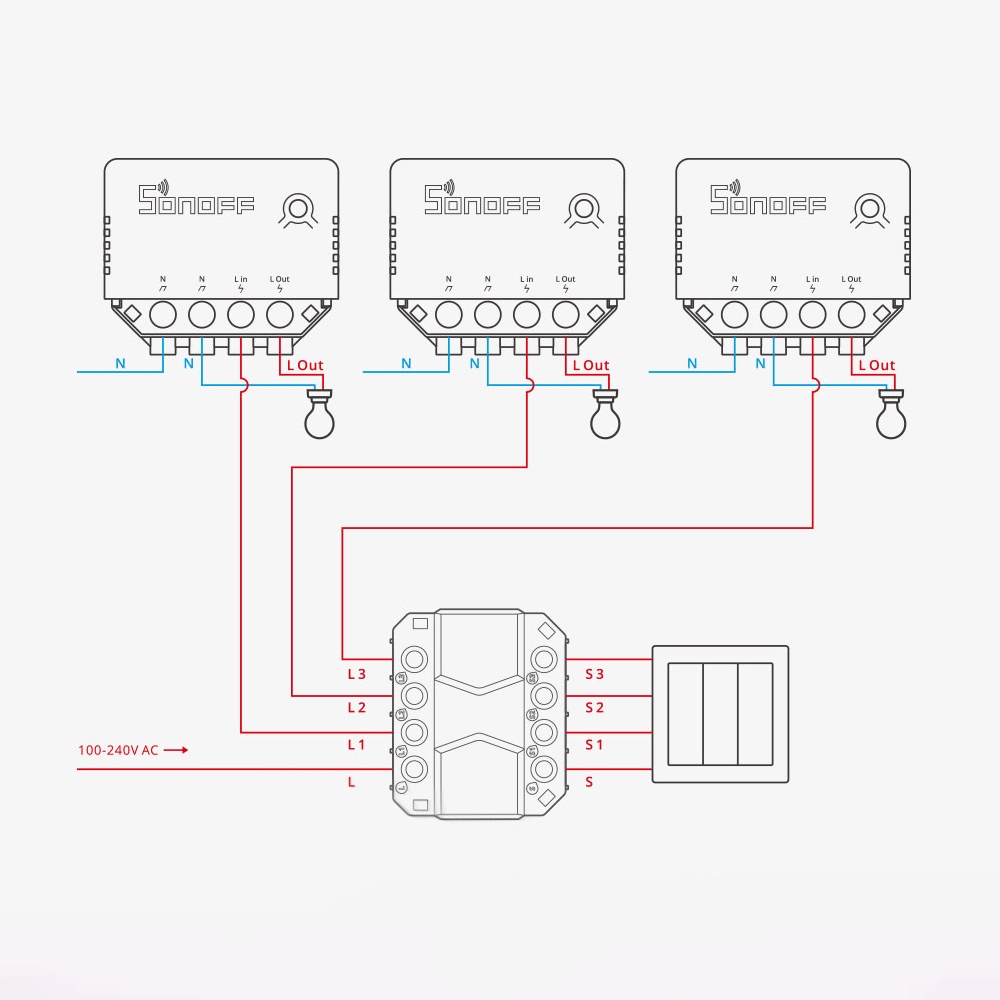 Sonoff Mini R3 moduł przełącznika 16A WiFi eWelink Marka Sonoff