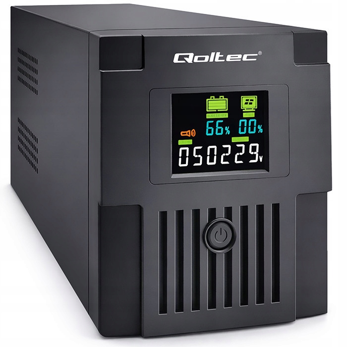 Qoltec Ups Monolith 1500VA 900W Line Interactive LCD Usb RJ45