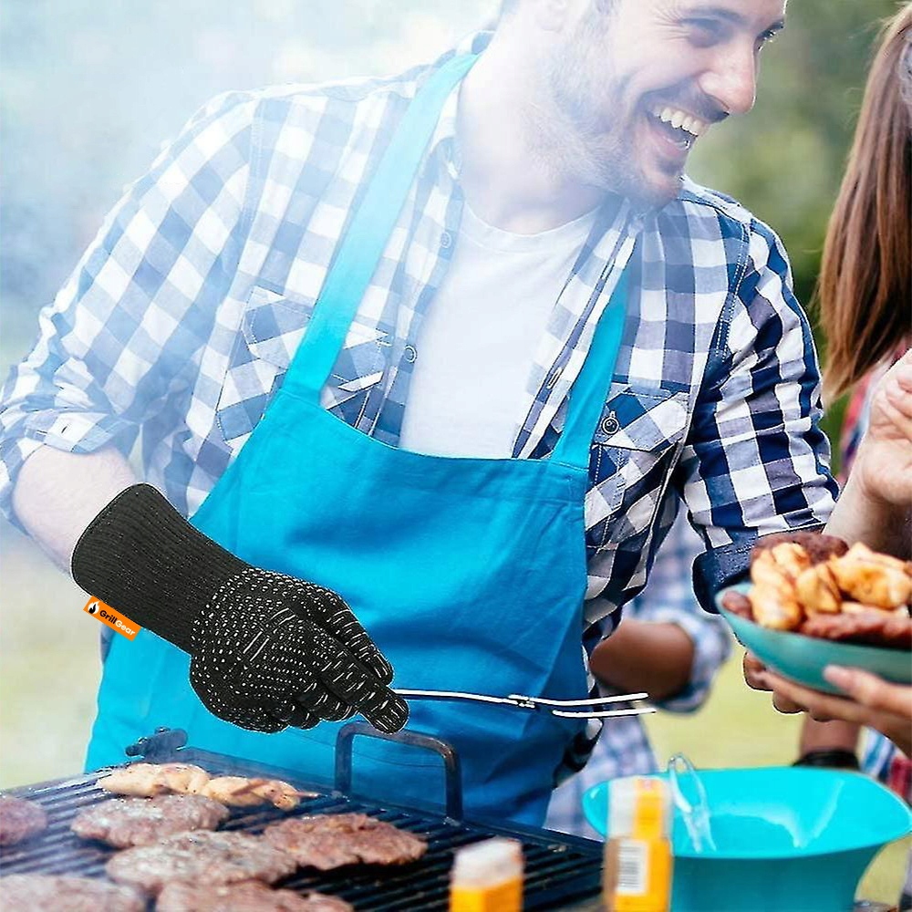 DUŻA RĘKAWICA DO SMAŻENIA NA GRILLU OGNIOODPORNA WYTRZYMAŁA PIECZENIA Stan opakowania oryginalne