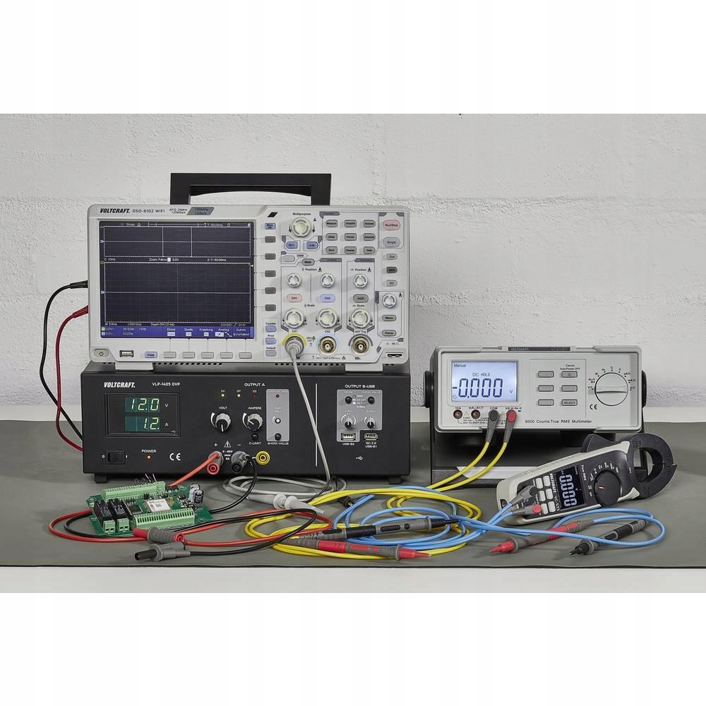 Przewód pomiarowy VOLTCRAFT VC-8085015, żółty Zawiera baterie nie