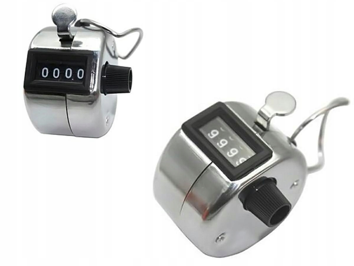 

AG75 Licznik Clicker Klikacz Srebrny Do Zliczania