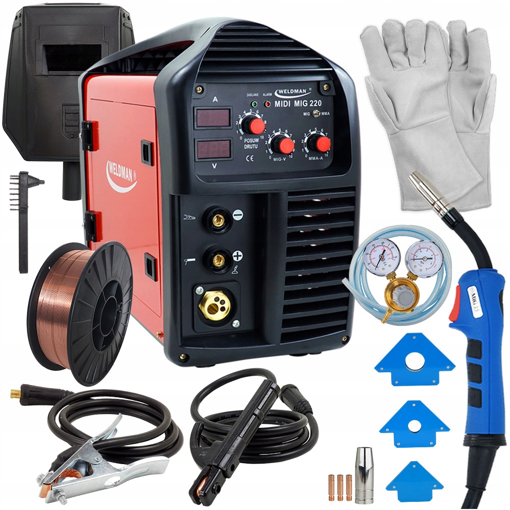 Сварочный инвертор MIGOMAT MIG 220 MAG MMA 230V