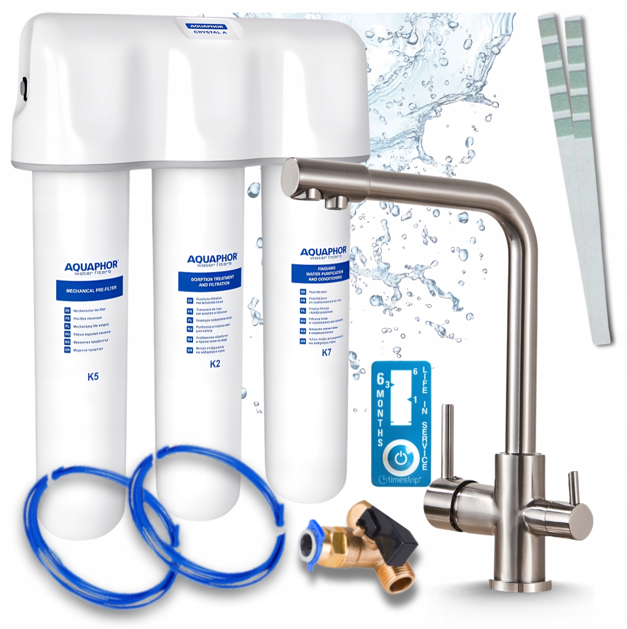 Filtr Pro Úpravu Vody V Domácnosti Aquaphor Křišťál A Kohoutek Do Dřezu