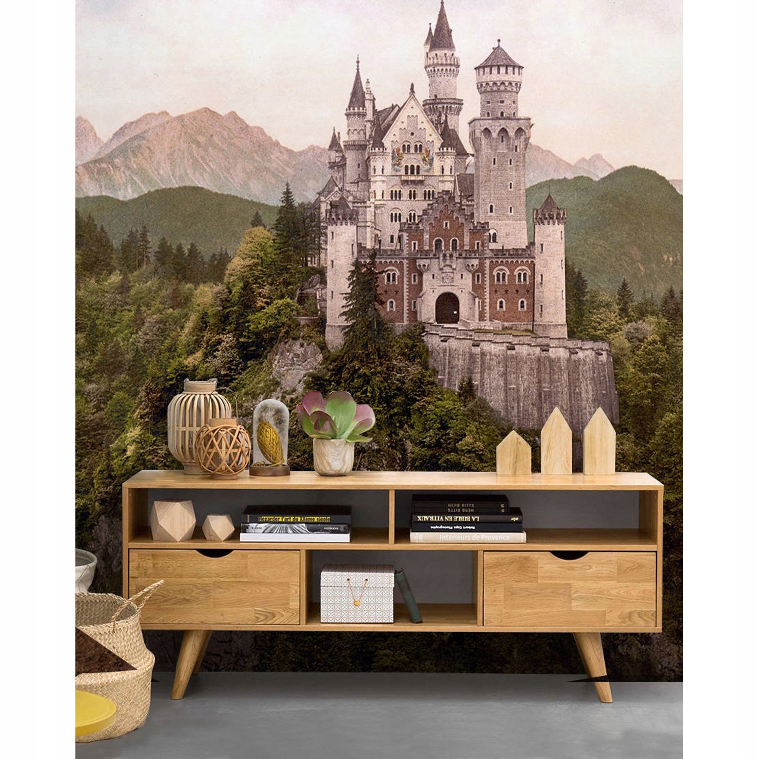 

Tapeta flizelinowa Krajobraz zamku 104x70 + klej