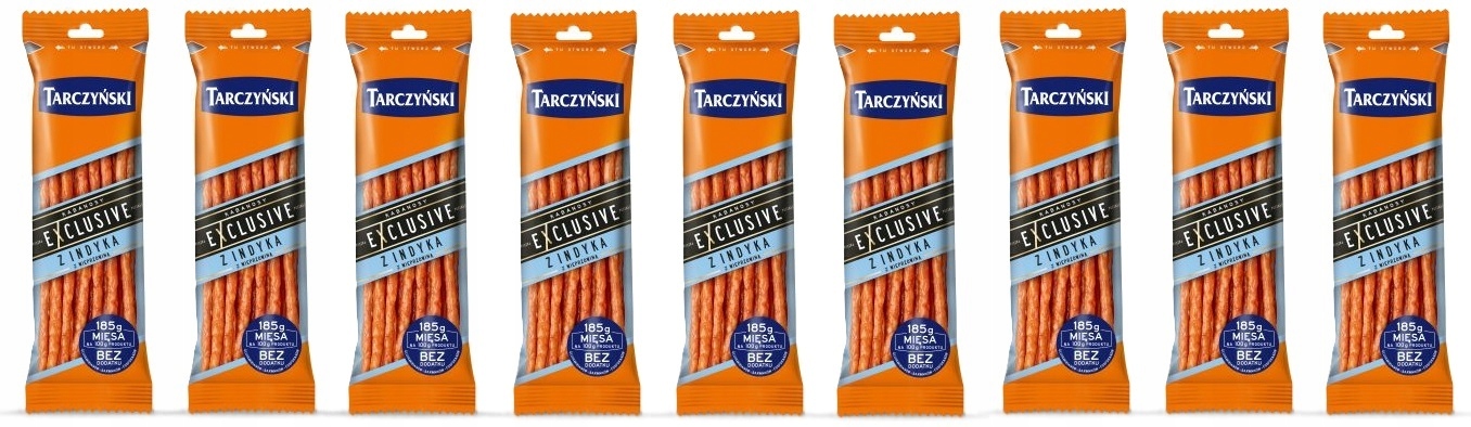 Levně 9x 90g Tarczyński Kabanos exclusive z krůtího masa
