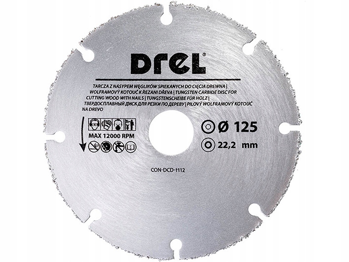 

Tarcza Do Cięcia Drewna Z Gwoździami 125mm Drel