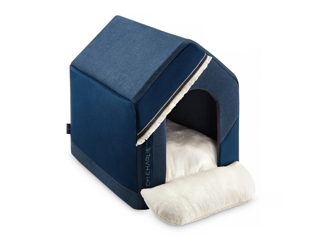 Levně Domeček pro psy Allure Luxury Modrý