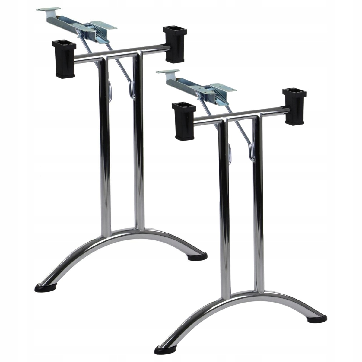 Składana noga do biurka stołu rozkładany stelaż nogi chrom