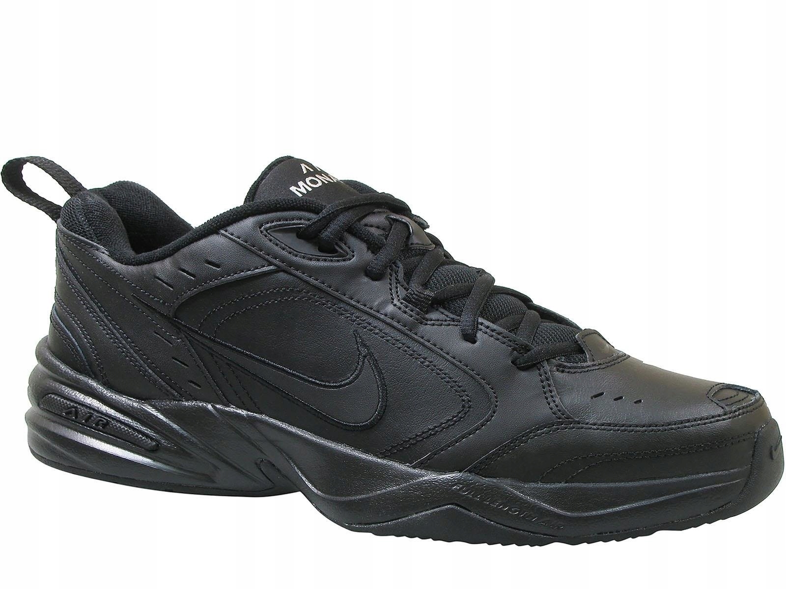 Nike Černé kožené boty se šněrováním Air Monarch 415445-001 vel. 40,5