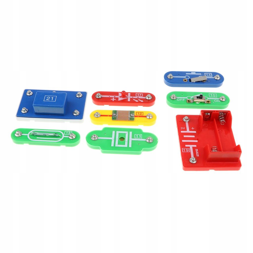 Electronic Circuits DIY Blocks Kids Physics Materiał inny