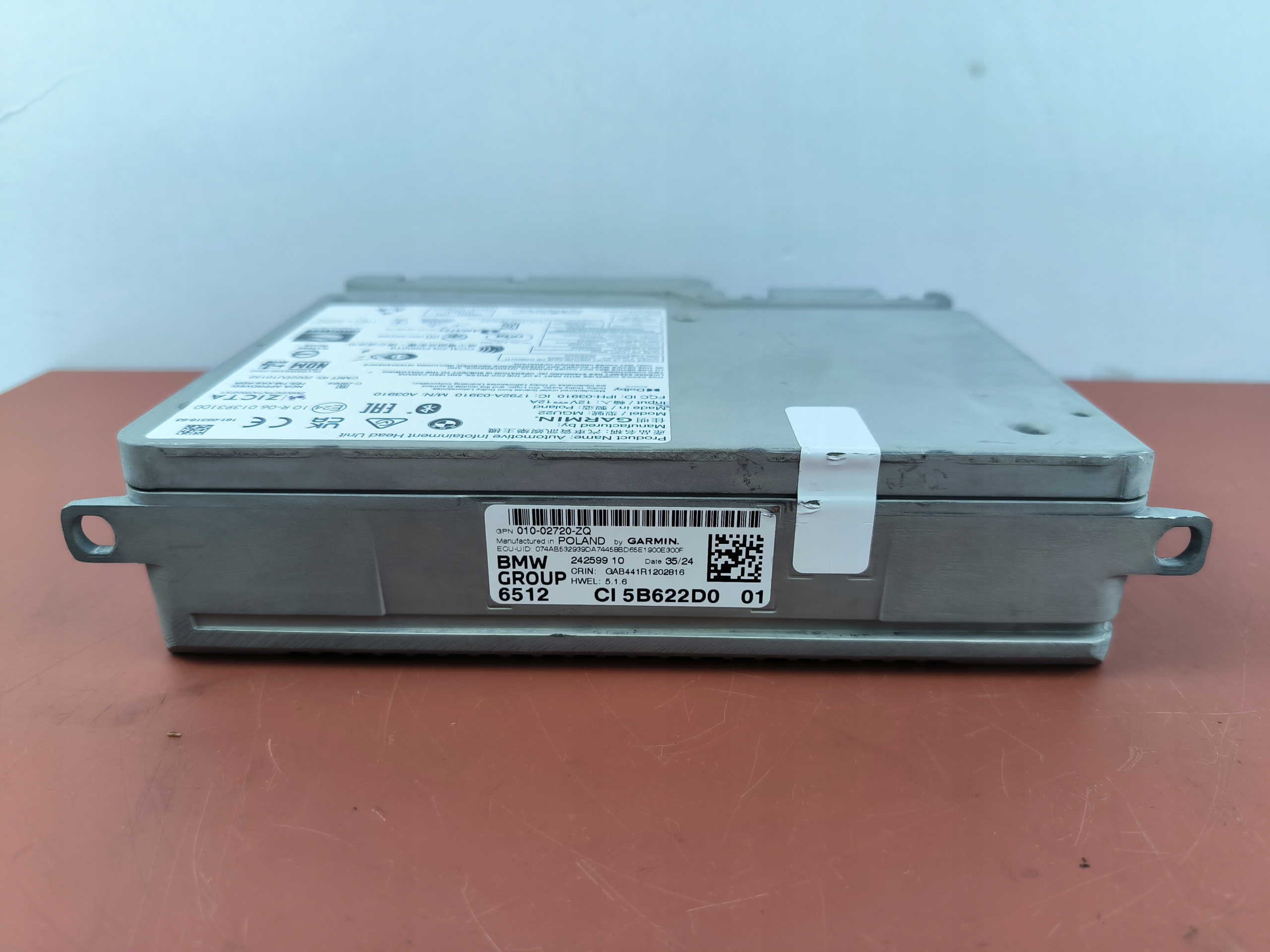 Bmw Oe Garmin Headunit High Audio Navigace MGU22 5B622D0 65125B622D0