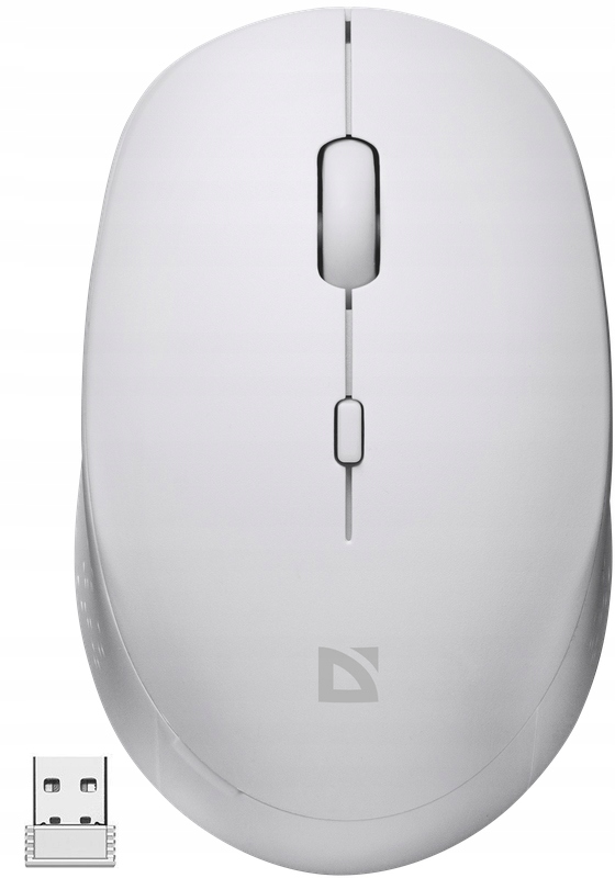MYSZ DEFENDER AURIS MB-027 RF SILENT BIAŁA OPTICAL — 7