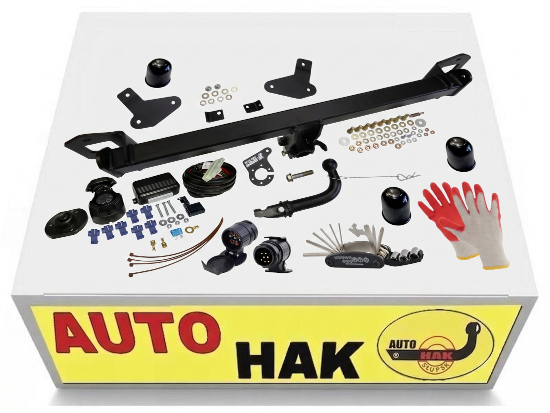 Odnímatelný tažný hák Modul 13pin Mercedes Glc X253 2015-22 Fl adaptér