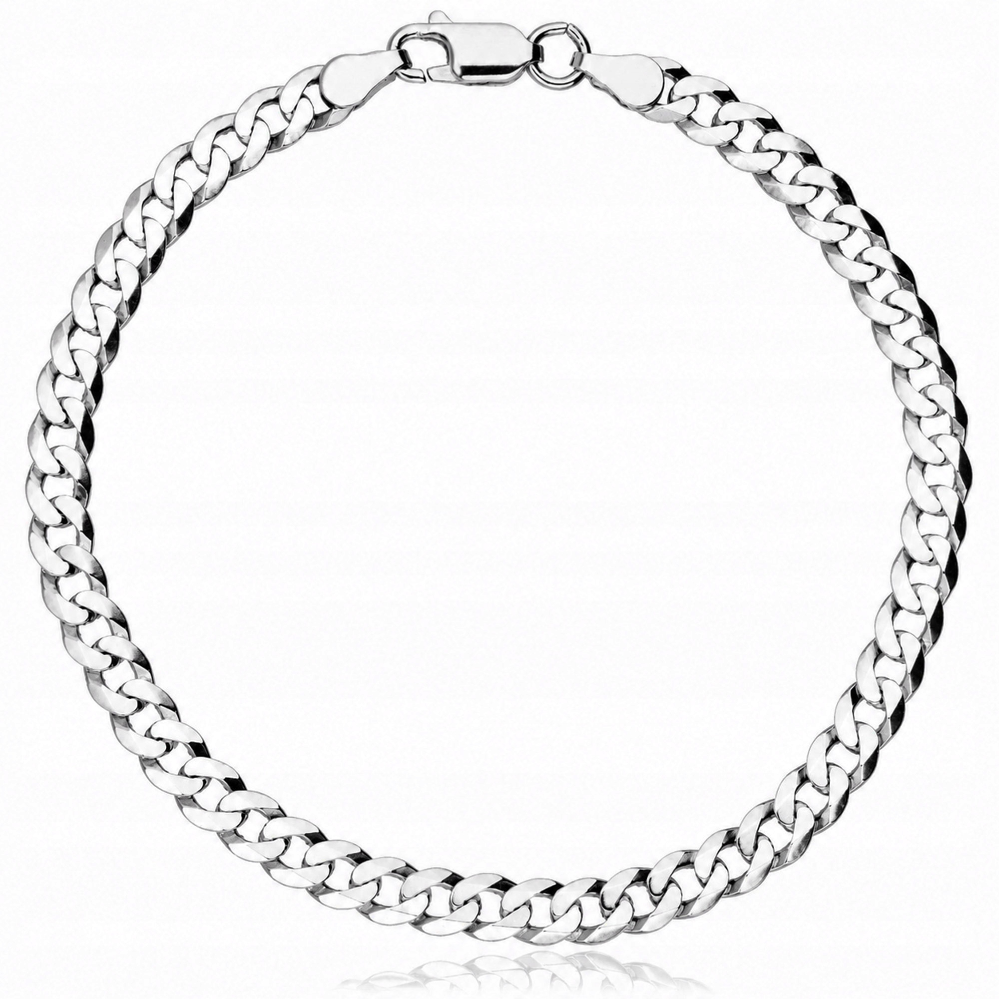Pánský Náramek Stříbrný pancíř Klasický náramek Elegantní 19 Cm