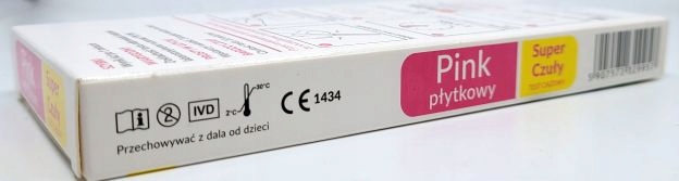 PŁYTKOWY TEST CIĄŻOWY PINK SUP. CZUŁY WYNIK 2DNIPO Marka Hydrex